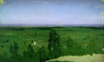 view on moscow from sparrow hills 1882