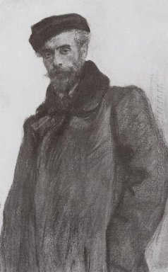 Portrait de l\'artiste Isaac Levitan 1900