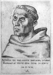 Martin Luther As A Monk 1520