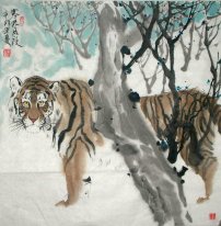 Tiger - Peinture chinoise