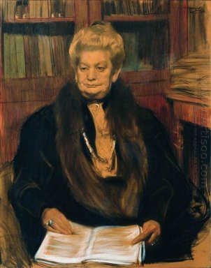 Portrait Of A Writer Vasilevny Alexandra Schwartz 1906