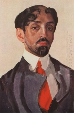 Portrait de Mikhail Kuzmin 1909