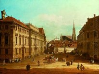 A View Of The Lobkowicz Palace In Vienna 1761