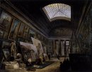 Imaginary View of the Grande Galerie in the Louvre