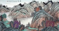 Berge und Wasser - Chinesische Malerei