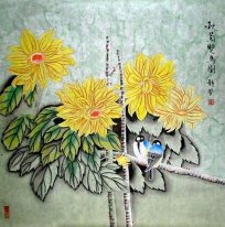 Chrysanthème - Chines peinture