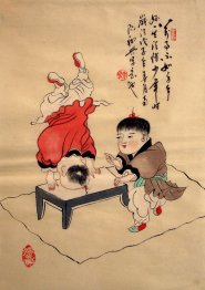 Kinderen - Chinees schilderij Kinderen - Chinees schilderij