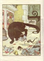 Illustrazione Per Il libro Mice Buried By The Cat Zhukovsky 1