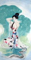 Beautiful lady - Chinese Painting