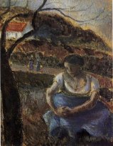 seated peasant woman