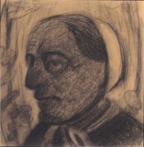 Portrait of a Peasant Woman with hood