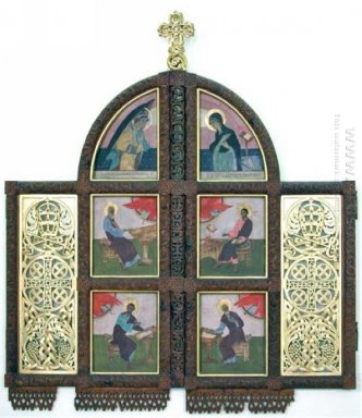 Iconostasis in de Heilige Geest Kapel van de Grieks-Katholieke T