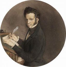 Alexander Pushkin At Work 1899