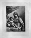 De Heilige Maagd Met Heiligen Petrus en Paulus van Guercino
