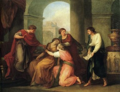 Virgil leitura da Eneida de Augustus e Octavia