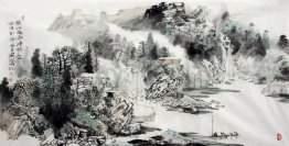 A farmhouse - Chinese painting