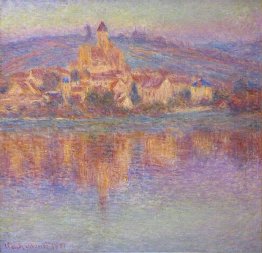 Vetheuil At Sunset Vetheuil At Sunset