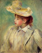 Young Woman In A Straw Hat