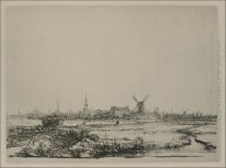 Ansicht von Amsterdam 1640