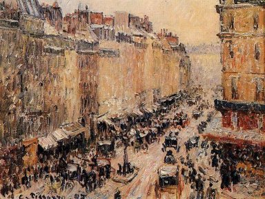 Rue Saint Lazare sotto la neve 1897