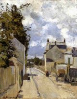 De straat van hermitage pontoise 1874