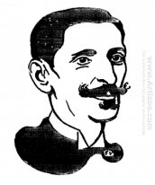 Retrato De Pacifista francés y esperantista Gaston Moch 1898
