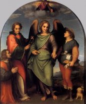 Archangel Raphael with Tobias, St. Lawrence and the Donor Leonar