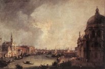 ingången till Canal Grande tittar österut 1725