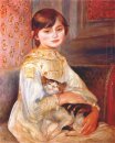 Enfant avec le chat Julie Manet 1887