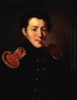 Portret Teniente Capitán Iván Vasilievich Alymova 1819