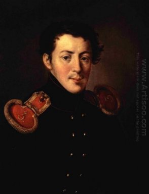 Portret Letnan Kapten Ivan Vasilyevich Alymova 1819