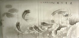 Fish&Lotus - Chinese Painting