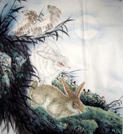 Rabbit - Peinture chinoise