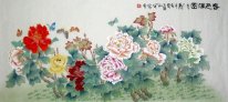 Pivoine - Peinture chinoise