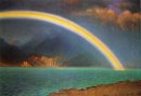 arc en ciel sur Jenny Lake Wyoming