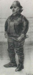 Fisherman In Jacket With Upturned Collar 1883