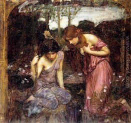 Nymphs finding the Head of Orpheus study 1900