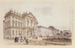 Trautson Palace In Vienna 1845