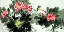 Lotus Chinees schilderij