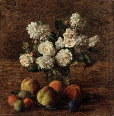 Encore Roses de la vie et de fruits 1878