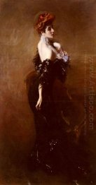 Madame Pages In Evening Dress 1912