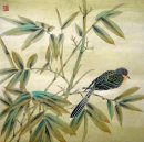 Bamboo & pássaros - pintura chinesa