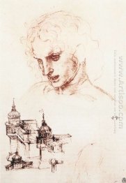 Study Of An Apostle S Head And Architectural Study