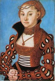 Portrait Of A Saxon Noblewoman 1534