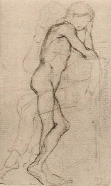 Berdiri Pria Nude 1887