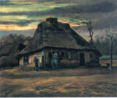 Chapeaux de paille au crépuscule 1885