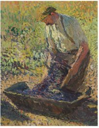 Farmer Kneeling