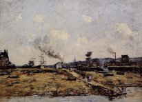 Trouville The Ferry To Deauville 1880