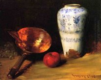 Toujours Liife Avec la Chine Vase Copper Pot une pomme et un Bun