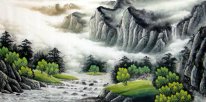 Green Trees - Chinese Painting